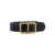 Tom Ford Crocco print scored belt Black