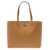 Tory Burch 'Mcgraw' Brown Tote Bag Wit Double T Detail In Grainy Leather Woman BROWN