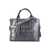 Marc Jacobs Marc Jacobs The Medium Tote Leather Metallic Distres Grey