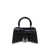 Balenciaga Balenciaga Hourglass Xs Leather Handbag Black