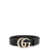 Gucci Gucci Gg Milano Leather Belt Black