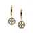 Tory Burch Miller Pave Hopp Earring GREY