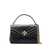 Tory Burch 'Convertible Kira' Black Chain Shoulder Bag In Chevron-Quilted Leather Woman Tory Burch Black