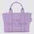 Marc Jacobs Marc Jacobs Purple Leather The Mini Tote Bag WISTERIA