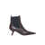 Brunello Cucinelli Brown Ankle Boots With Asymmetric Heel In Leather Woman BROWN