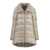 Herno Herno Faux Fur Collar Down Jacket Beige