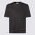 MA'RY'YA Ma'Ry'Ya Black Linen T-Shirt Black