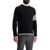 Thom Browne 4-Bar Wool Jersey Pullover Sweater BLACK