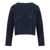 Max Mara Weekend MAX MARA WEEKEND ABBOZZI BLUE CREWNECK SWEATER White