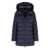 Save the Duck SAVE THE DUCK MATILDA BLUE HOODED PADDED JACKET Blue