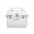 Balmain Balmain Grained Leather Handbag WHITE