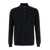 LOW BRAND Black Polo Shirt With Long Sleeve In Virgin Wool Man Black