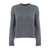 Fabiana Filippi Fabiana Filippi Gray Fisherman Sweater In Platinum With Lurex GRAY