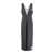 Erika Cavallini Erika Cavallini Gray Cool Wool Dress With Deep V-Neckline GRAY