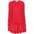 Lanvin Lanvin Pleated Mini Dress RED