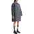 Thom Browne Waterproof Technical Wool Coat With Rwb Stripes MED GREY