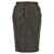 Saint Laurent Saint Laurent Leather Skirt GRAY