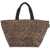 Hervé Chapelier Leopard Print Xl Square Bottom Tote Bag PANTHERE TAUPE