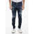 DSQUARED2 Distressed Super Twinky Jeans With Visible Stiching 15Cm* Blue