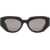 Gucci Geometric Frame Sunglasses BLACK