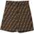 Fendi Ff Logo Bermuda Shorts BROWN