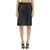 Fendi Leather Skirt BLACK