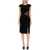 Givenchy 4G Crepe And Tulle Dress BLACK