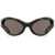 Balenciaga Dynamo Round Sunglasses BLACK