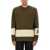 Burberry Jersey With Ekd And Stripe MILITARY GREEN