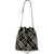 Burberry Medium Check Bucket Bag MULTICOLOUR