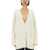 Balenciaga V-Neck Cardigan WHITE