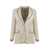 Gucci Gucci Single-Breasted Two-Button Blazer Beige