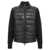 Moncler Grenoble Moncler Grenoble Two-Material Cardigan Black