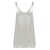 Chloe Chloé Silk Tank Top SILVER