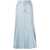 Ganni Ganni Bleach Denim Peplum Midi Skirt Clothing BLUE