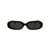 LINDA FARROW Linda Farrow Sunglasses 01 BLACK/ YELLOW GOLD/ SOLID GREY