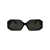 LINDA FARROW Linda Farrow Sunglasses BLACK/YELLOWGOLD/GREY