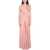 Max Mara Draped Dress In Envers Satin POWDER