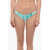 Karl Lagerfeld Tie-Dye Effect Bikini Bottom With Cut-Out Details Light Blue