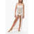 Nanushka Crochet Elianne Beach Cover-Up With Lace-Up Detail Beige