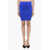 THE ATTICO Stretchy Pencil Mini Skirt Blue