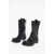 Diesel Leather D-Hammer Boots With Tank Sole 4Cm Black