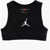 Nike Air Jordan Solid Color Crop Top Black