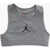 Nike Air Jordan Solid Color Crop Top Gray