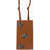 Jil Sander Printed Leather Crossbody Smatphone Cover Brown