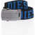 Diesel Red Tag Fabric Bonny Belt With Silver-Tone Buckle 30Mm Multicolor