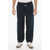 Woolrich Micro-Checked Pyjama Pants With Elastic Waistband Blue