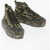 Diesel Platform S-Hanami Sneakers With Camo Motif Military Green