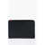 Christian Louboutin Grained Leather For Rui Clutch With Contrasting Trim Black