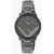 Fendi Analog Watch With Logoed Metal Strap Black